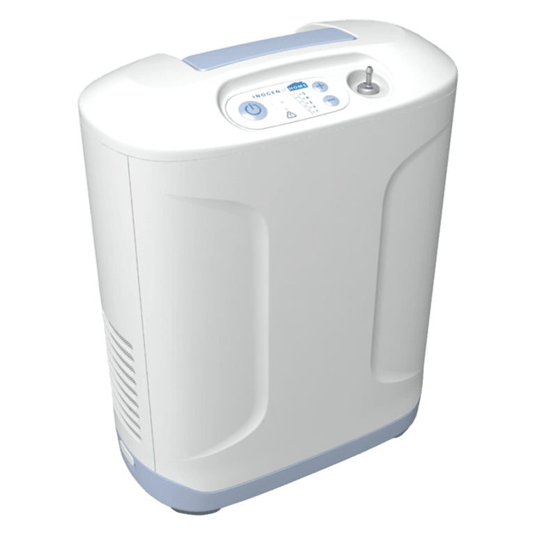 Inogen at Home oxygen concentrator for respiratory therapy